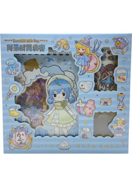 Stickerlı Kendin Yap Anahtarlık Seti