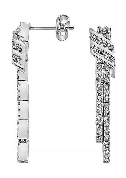 Su Yolu Kemerli 925 Ayar Gümüş Küpe fırsatları