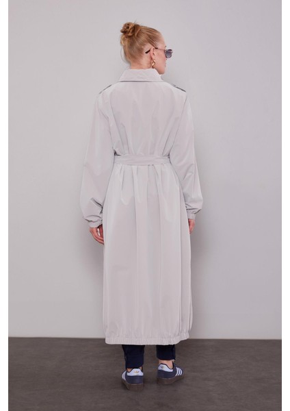 Taş Kapitone Detaylı Trençkot fırsatları