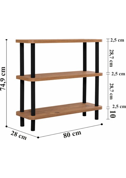 Dora Step Kısa Kitaplık 80X28 indirimleri