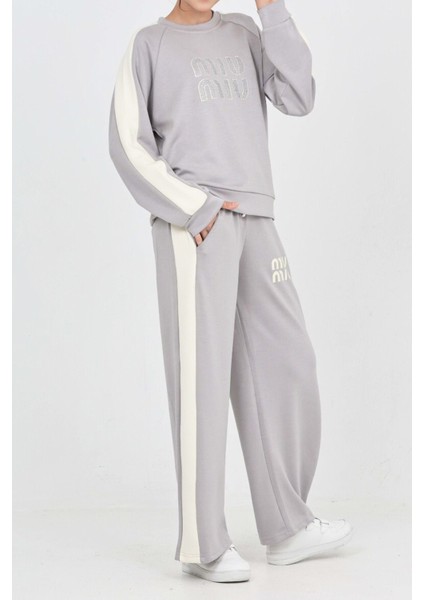 Kız Çocuk Oysho Kumaş Şerit Garni Detaylı Alt-Üst Takım 12302 fiyatları