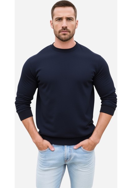 Erkek Regular Fit Yuvarlak Yakalı Sweatshirt modelleri