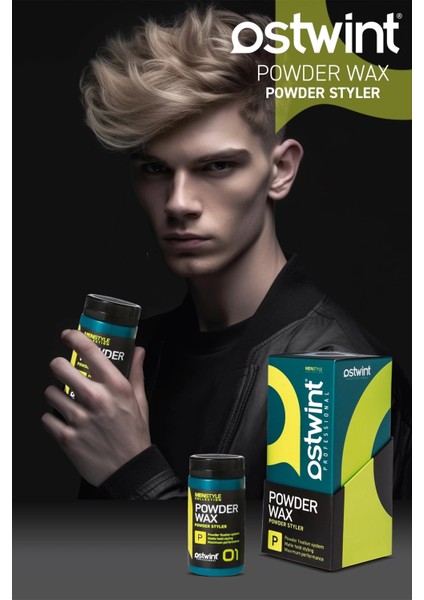 Saç Şekillendirici Toz (Pudra) Wax Sert Yeşil 20 gr