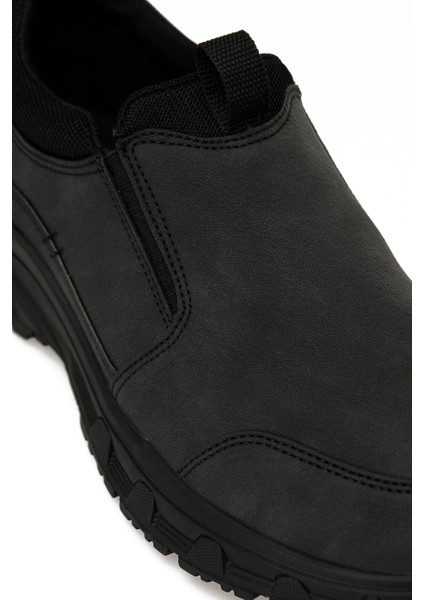 Arıs 5pr Siyah Erkek Slip On