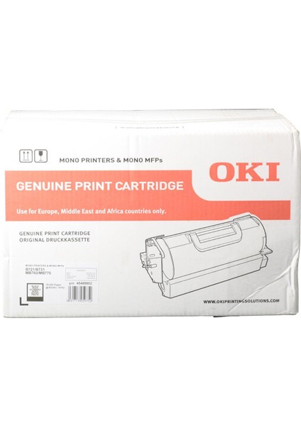 Okı 45488802 Toner - B721, B731, MB760, MB770 - 18.000 Sayfa