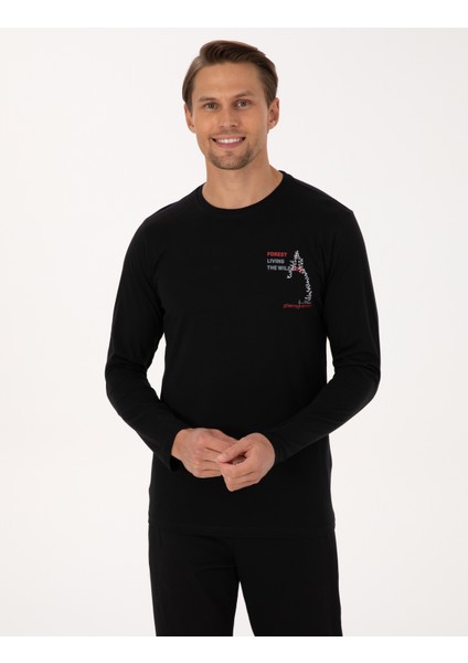 Erkek Siyah Pijama Takımı 50322635-001 modelleri