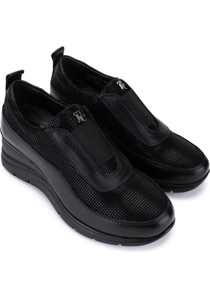 Kadın Hakiki Deri Siyah Casual Ayakkabı 599 4024 Bn Ayk SK25-26 Sıyah Derı Bsk fiyatları