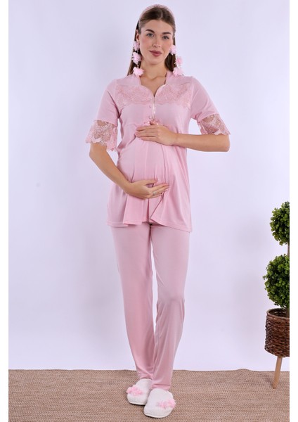 Pembe Hamile Lohusa Pijama Takımı fiyatları