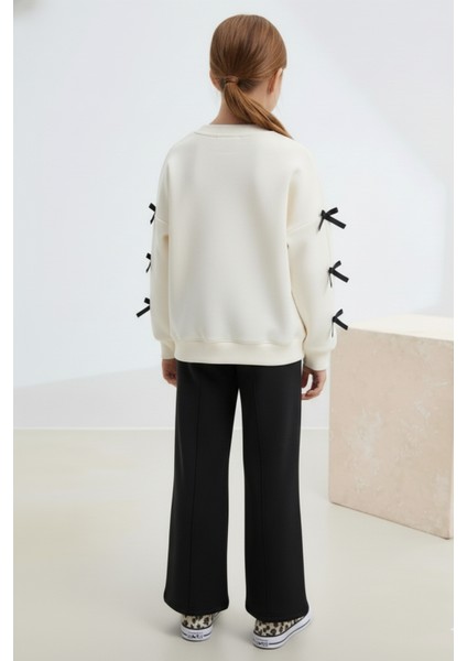 Kolları Fiyonklu Ispanyol Paça Taytlı Kız Çocuk Alt Üst Takım fiyatları