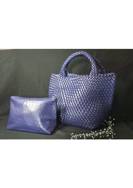 Lal'den Kadın Abiye Çanta, Bayan Örgü Desenli Çanta