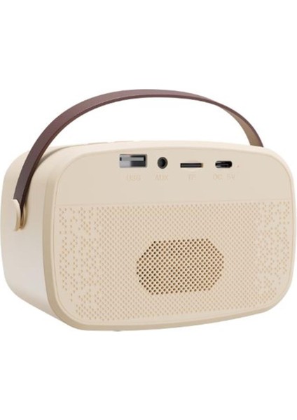 MD-57BT Endless 5W Bej Tf + USB + Aux + Bt Destekli 2 Wireless Karaoke Mikrofon 1200MAH fiyatları