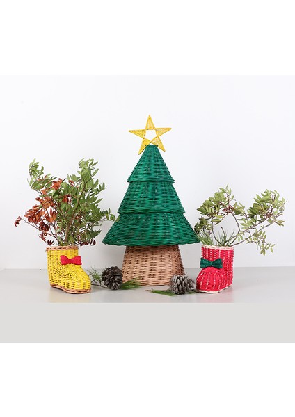 Mylamp Dekoratif 35X60 Cm. Rattan Yılbaşı Ağacı indirimleri