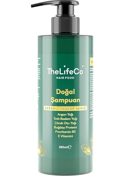 Hairfood Değerli Yağlar Serisi Doğal Şampuan 250 ml