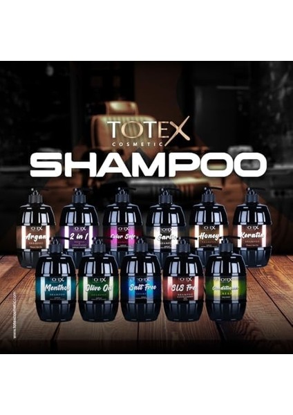 Totex Ballı Saç Şampuanı | Saç Bakımı | Organik | Kadın ve Erkekler Için | 750 ml modelleri