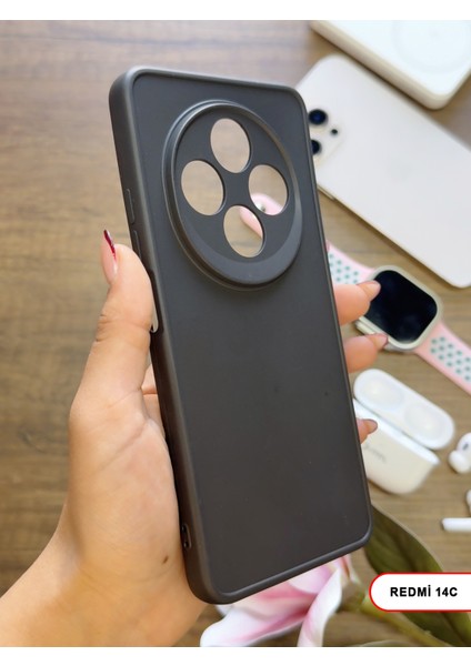 Redmi 14C Uyumlu Kamera Korumalı Darbeye Dayanıklı Renk Atmayan Keep Silikon Kılıf