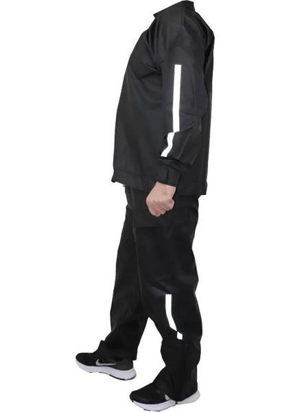 Yağmurluk Takım (Bahçıvan Tipi Askılı Pantolon ve Mont) - Siyah modelleri