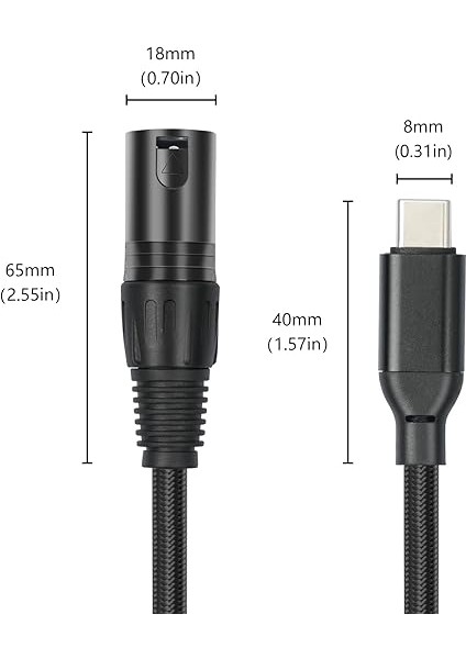 USB C Xlr Erkek Kablo, USB Tip C - Xlr Erkek Çıkış Kablosu, USB C Mikrofon Kablosu USB Tip-C Erkek - Xlr Erkek Kanal Kablosu Konnektörü Amplifikatör, Hoparlör, Mikser Konsolu Vb, 10FT fırsatları