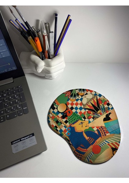 Baskılı Bilek Destekli Mouse Pad - Dünya Serisi