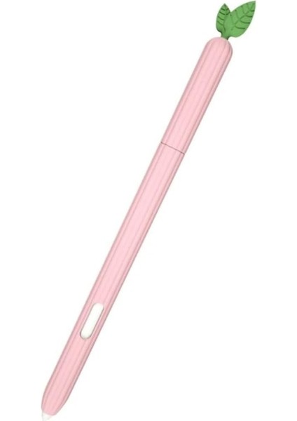 Samsung Galaxy S6 Lite Kalem Kılıfı (Ürün Kalem Değil ve Sadece S6 Lite Kalemi Için Uyumlu) (Pembe Havuç)