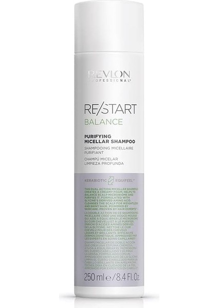 Revlon Professional Restart Balance Purıfying Mıcellar Şampuan 250ML fiyatları
