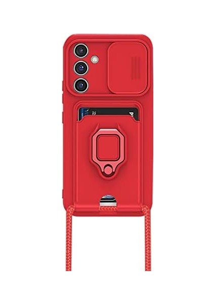 Galaxy S23 Fe Kılıf Zuma Kamera Sürgülü Kartvizitli Ipli Silikon Kılıf fiyatları