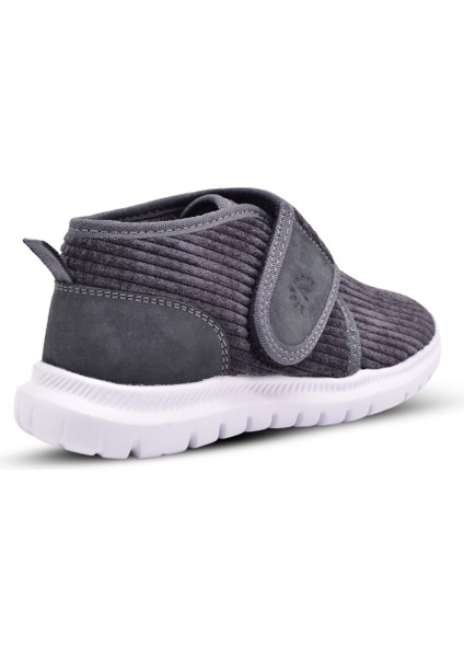 Miam Erkek Çocuk Fitil Kadife Füme Renk Ev ve Kreş Ayakkabısı fiyatları