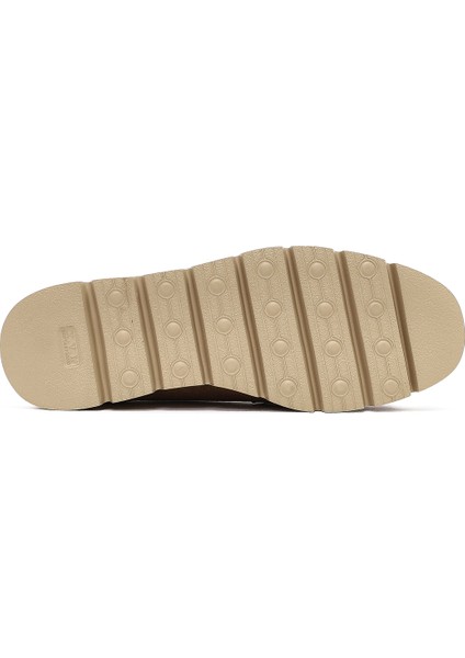 Kadın Vizon Kalın Tabanlı Süet Deri Comfort Loafer 25AFD154110 fırsatları