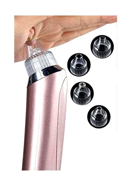 Mobee Vakumlu Akne Siyah Nokta Leke Çıkarıcı Cilt Temizleme 4 Başlıklı modelleri