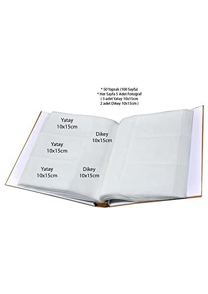 10X15CM 500 Fotoğraf Kapasiteli Kutulu Çiçek Desenli Lüks Ofset Fotoğraf Albümü (Sarı) modelleri