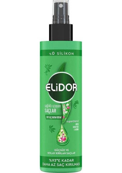 Elidor Superblend Sıvı Saç Bakım Kremi Sağlıklı Uzayan Saçlar Güçlendirici ve Besleyici Bakım 200 ml fiyatları