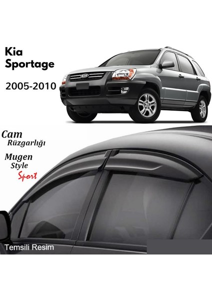 Kia Sportage Mugen Cam Rüzgarlığı 2005-2010