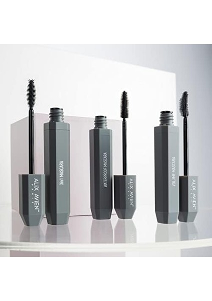 Alıx Avıen Suya Dayanaklı Yoğun Pigmentasyonlu Hacim Veren Doğal Kıvrımlı Siyah Maskara - Waterproof Mascara