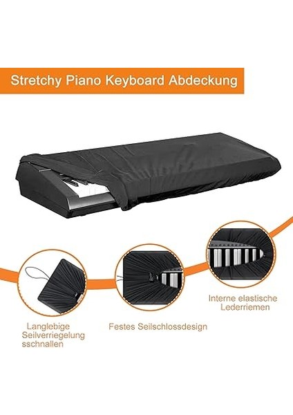 Kapağı, 88 Tuşlu Piyano Kapağı, Elektronik Piyano Kapağı, Piyano Klavyesi, Toz Geçirmez, Piyano Kapağı, Piyano Kapağı, Elektronik Piyano Kapağı, Yamaha Kawai Roland Için modelleri