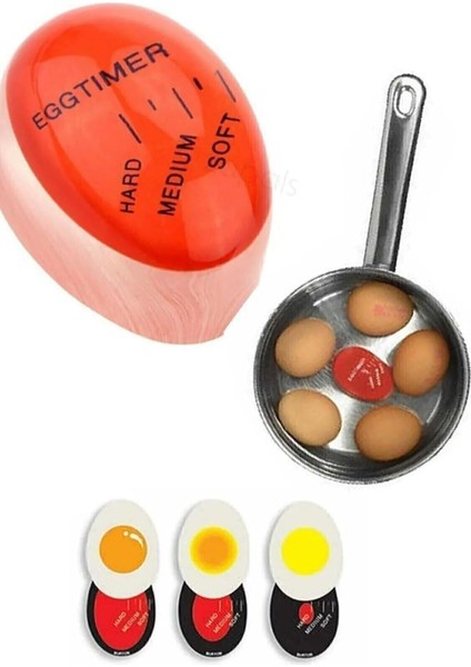 Renk Değiştiren Yumurta Zamanlayıcı Yumurta Haşlama Derecesi 1 Adet