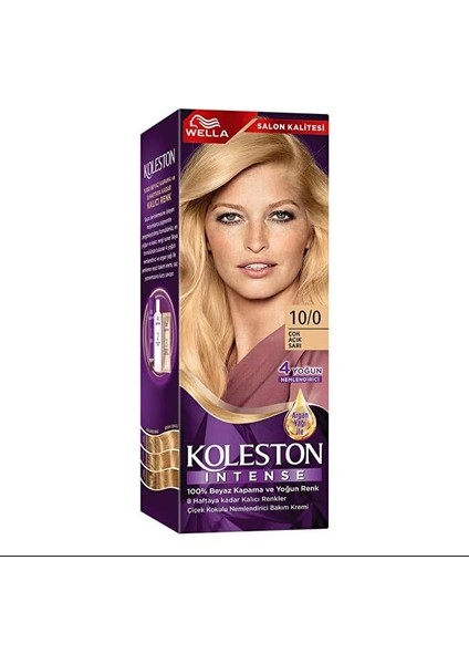 Koleston Intense 10-0 Çok Açık Sarı Saç Boyası