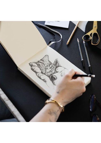 cm Sert Kapak 80 Yaprak 140 Gr. Eskiz Defteri - Book - Bordo fiyatları