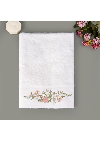 Alise Banyo Havlusu - Ekru - 70X140 cm