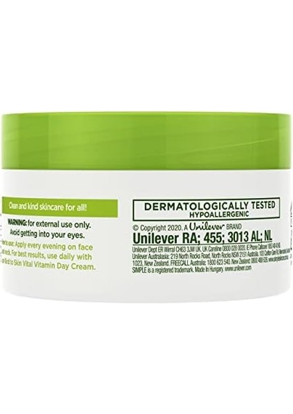 Simple Vital Vitamin Gece Kremi 50 ml 1 Paket (1 x 50 Ml) modelleri