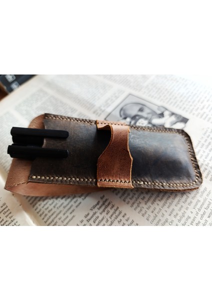 Crazy Gerçek Deri Özel Kalemleriniz Için Kalemlik ( 2*3 Kalem Için ) 27 cm \ 6 cm Np1 fiyatları