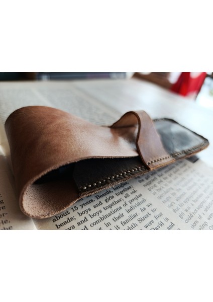 Crazy Gerçek Deri Özel Kalemleriniz Için Kalemlik ( 2*3 Kalem Için ) 27 cm \ 6 cm Np1 modelleri