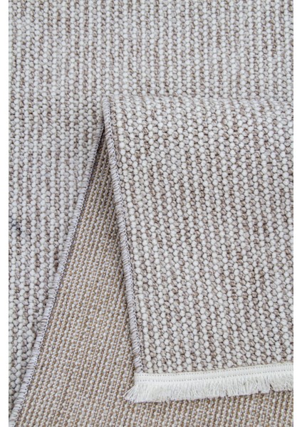 Bej Beyaz Iskandinav Bukleli Yumuşak Minimalist Salon Koridor Mutfak Çocuk Oturma Odası Halısı fırsatları