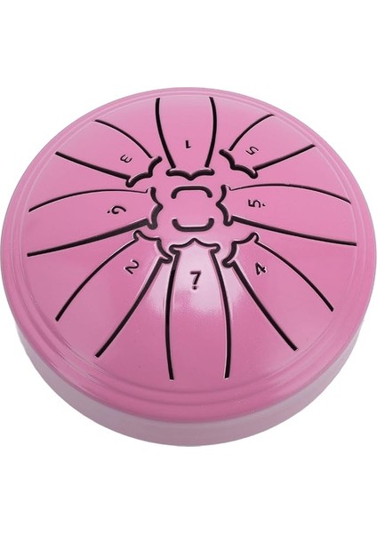 -Drum, Mini Çelik Dil Davul Çok Yönlü 4 Inç Zarif 8 Notlar Uygulama Için Trumstick ile (Pınk)