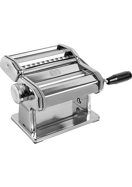 Classic Atlas AT-150-CLS Ev Yapımı Erişte Makarna Makinesi Krom Çelik Gümüş