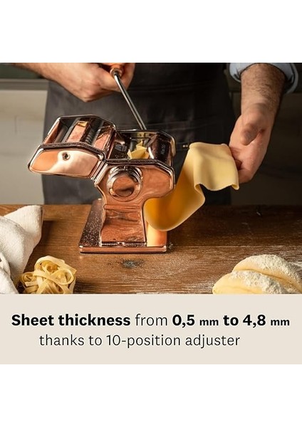 Classic Atlas AT-150-CLS Ev Yapımı Erişte Makarna Makinesi Krom Çelik Gümüş fırsatları