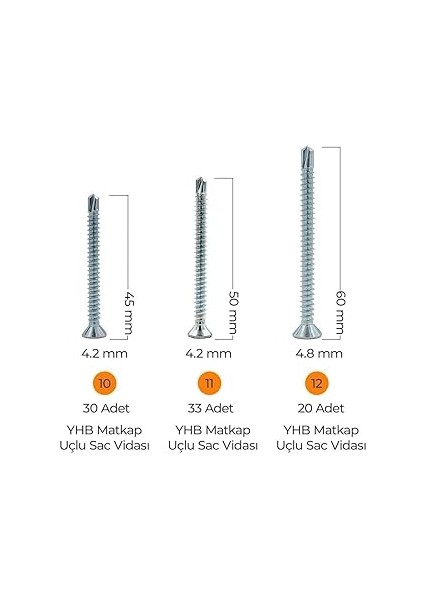 Hobi-3 Matkap Uçlu Akıllı Vida Seti 435 Parça 14 Çeşit Organizer Takım Çantalı indirimleri