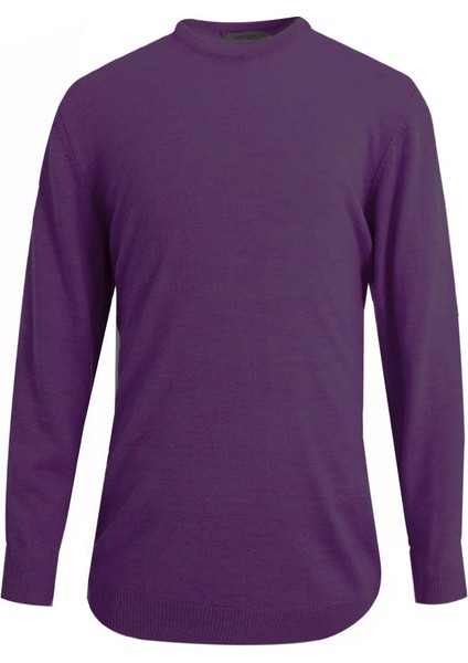 Mor Bisiklet Yaka Triko Kazak modelleri