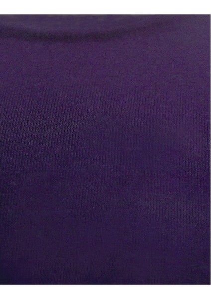 Mor Bisiklet Yaka Triko Kazak indirimleri