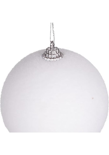 Yılbaşı Süsü Yılbaşı Topu 3&apos;lü Set Beyaz 8 Cm. modelleri