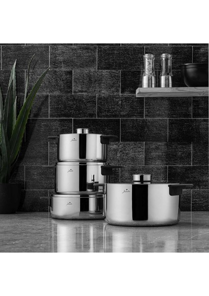Infinity 8 Parça Çelik Tencere Seti