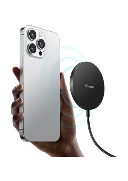 CH-4360 15W Manyetik Kablosuz Şarj Cihazı-Siyah modelleri